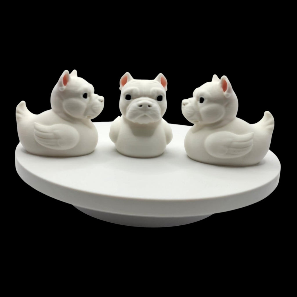 Bulldog Duck Figurine Desk Accessory Office Decor Dashboard Decoration Jeep  Collectible Statue Miniature Design