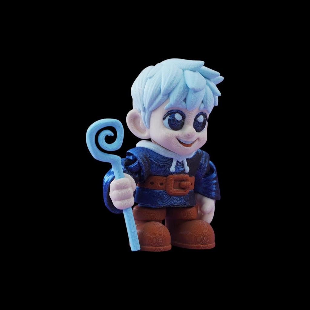 Jack Frost Figurine Articulated Character Toy Collectible Winter Decoration Fantasy Figure Posable Design Flexi Parts Moving Action Display