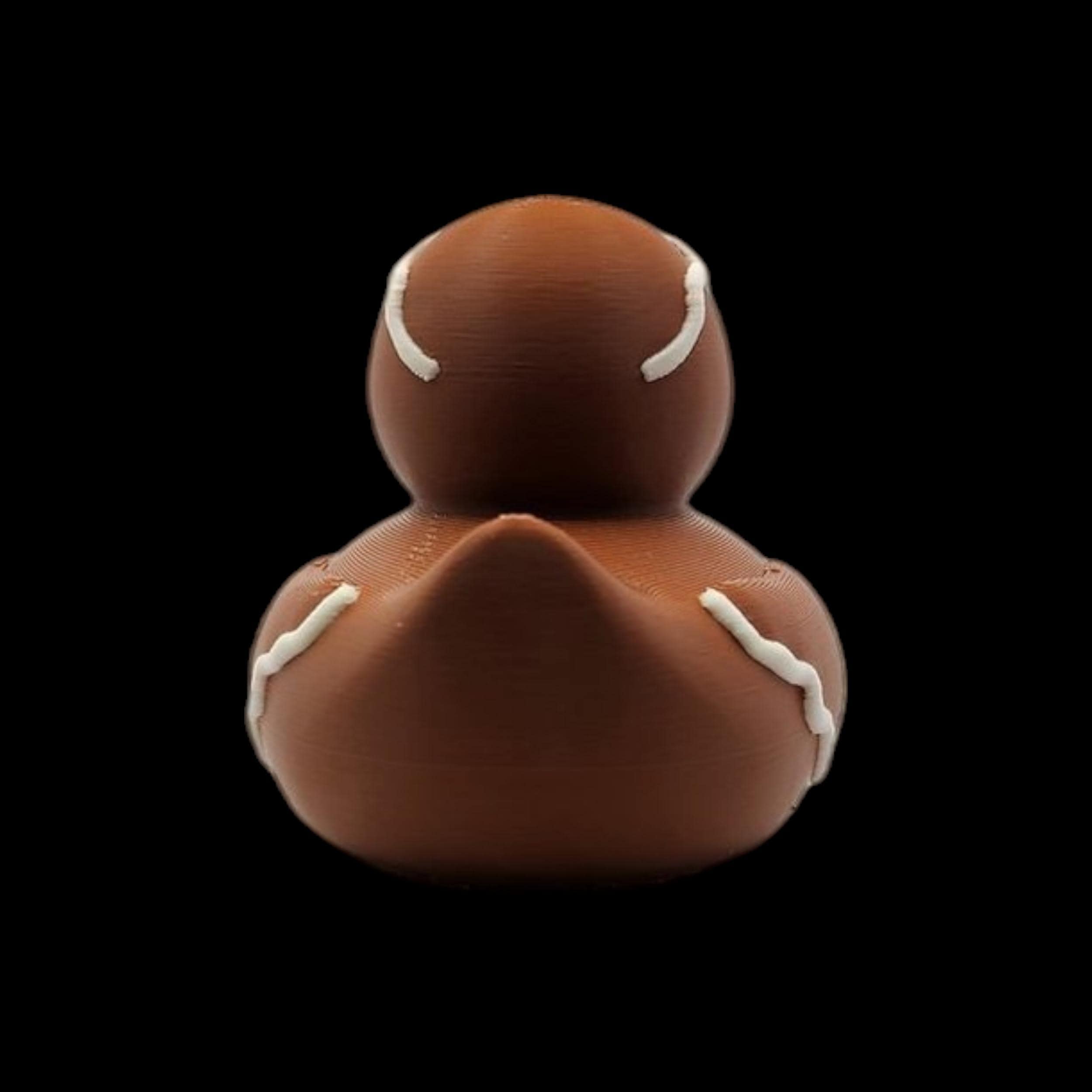 Gingerbread Duck Christmas Bath Toy Novelty Holiday Decoration Bathroom Accessory Festive Gift Collectible Man Themed Duck Holiday