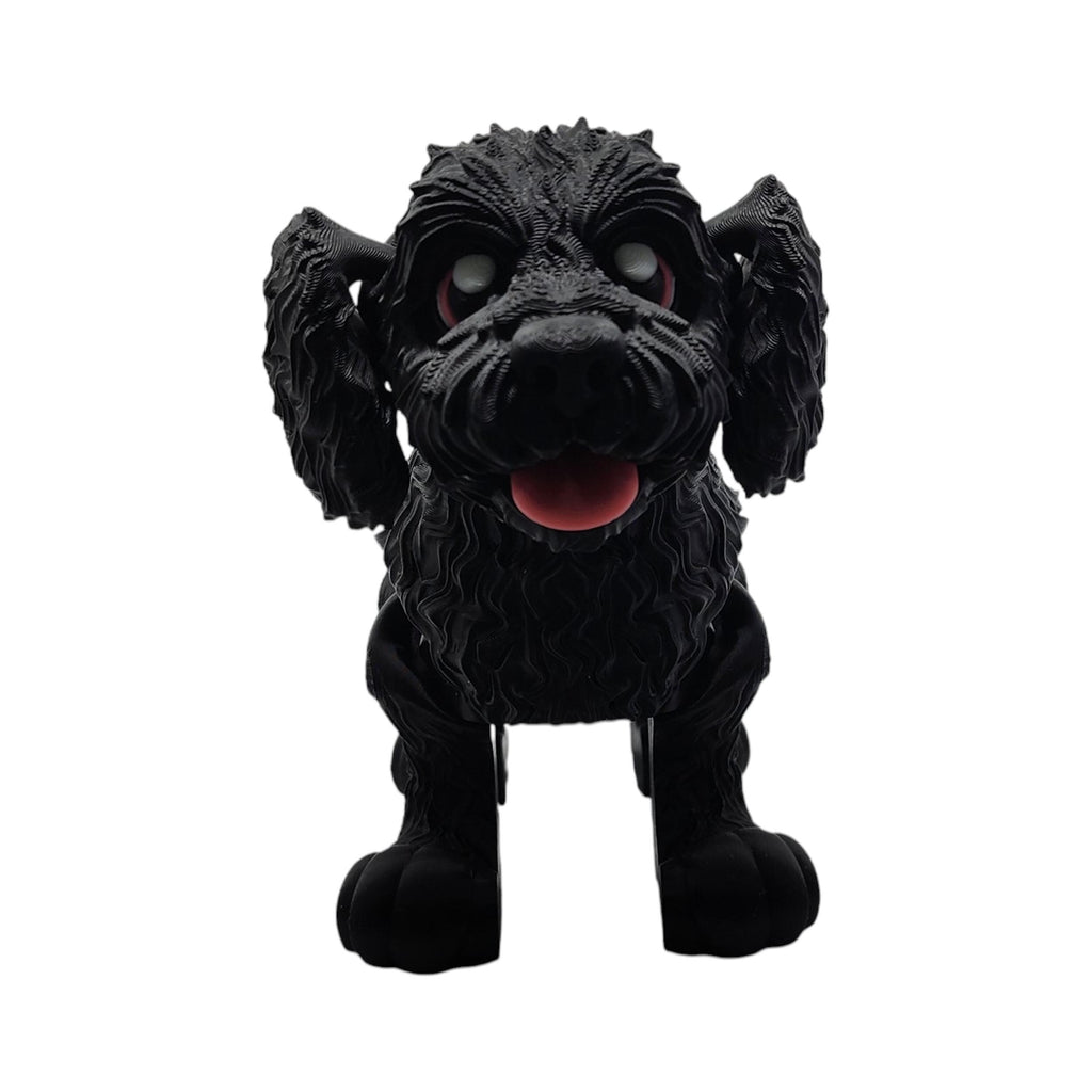 4 different colors Goldendoodle Desk Decoration Display  Miniature Dog Statue Figurine Doodle Art