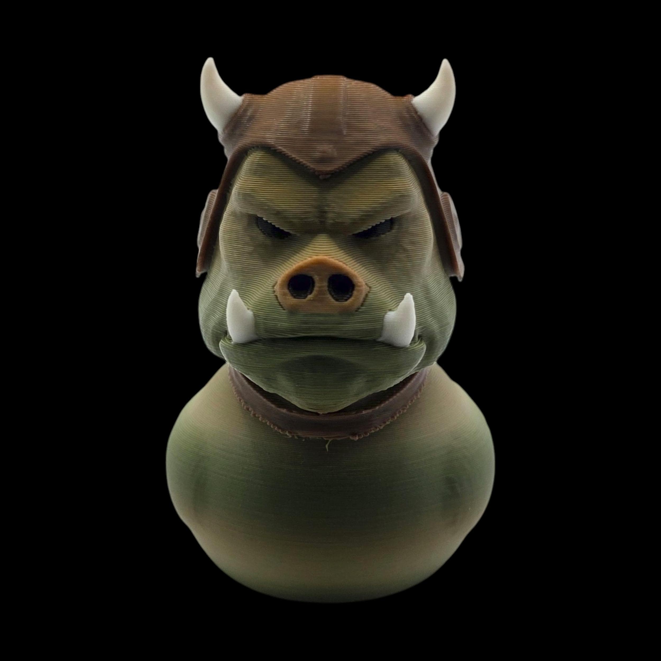 Gamorrean Guard Inspired Duck Star Wars inspired Character Desktop Decoration Desk Display Sci Fi Collectible Figure