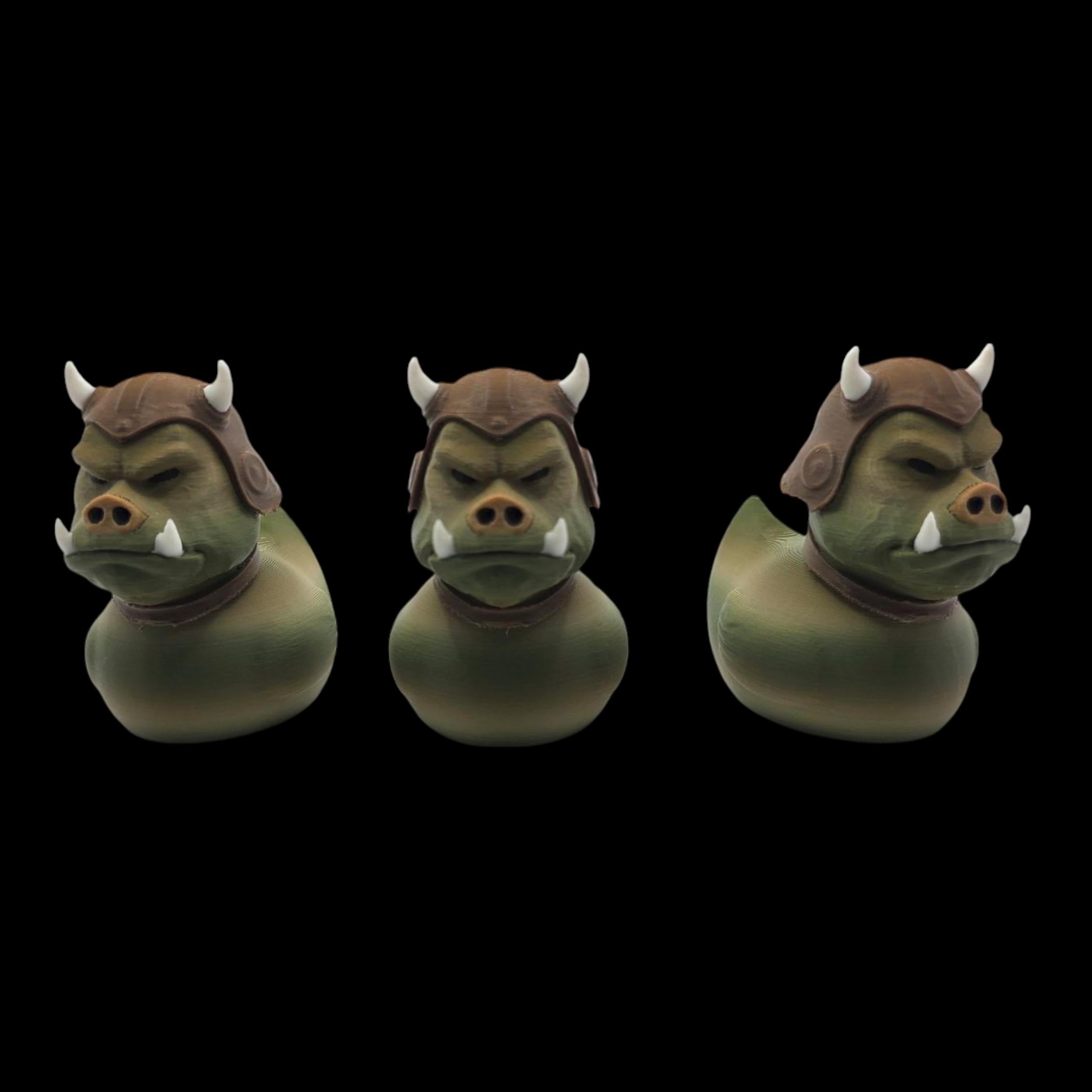 Gamorrean Guard Inspired Duck Star Wars inspired Character Desktop Decoration Desk Display Sci Fi Collectible Figure