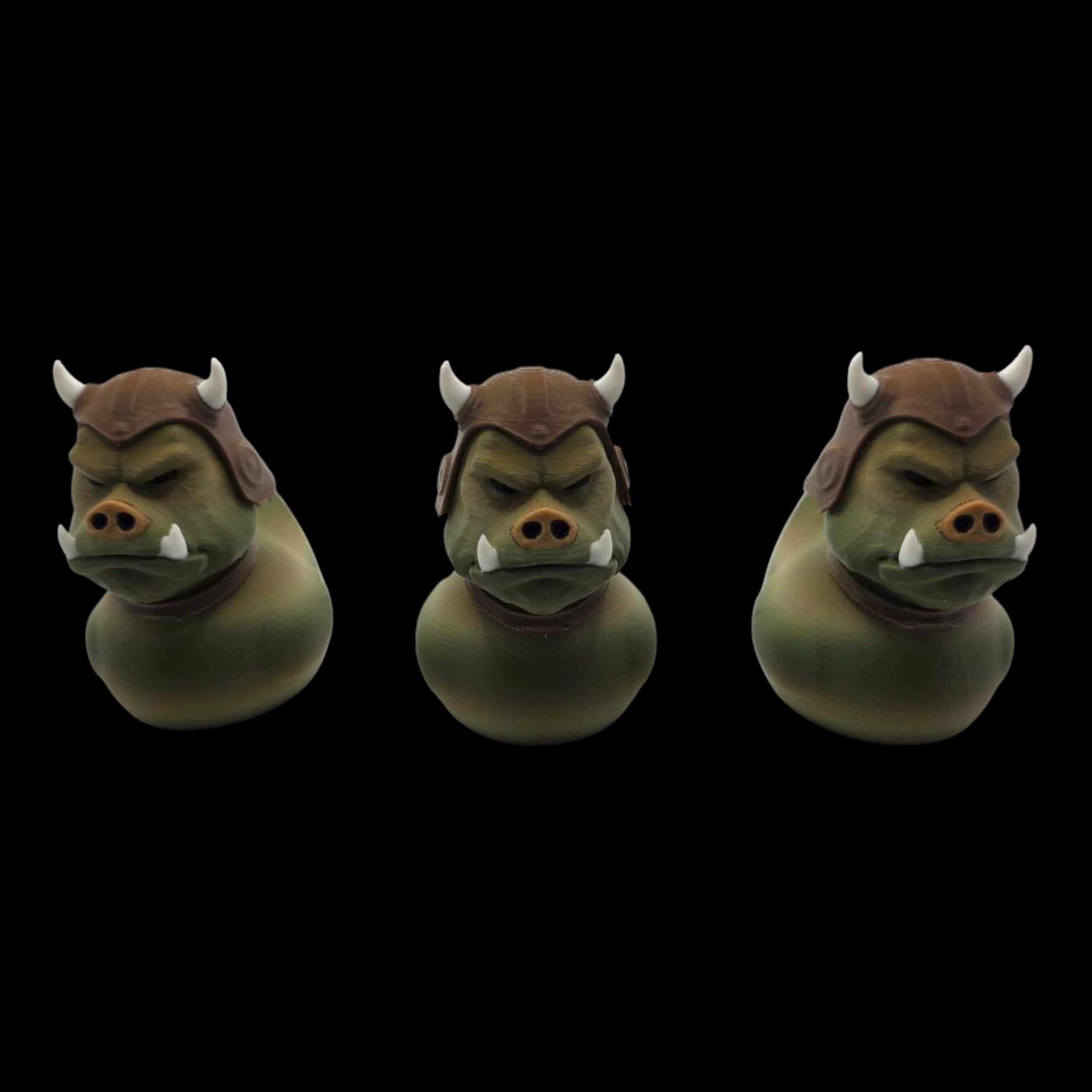 Gamorrean Guard Inspired Duck Star Wars inspired Character Desktop Decoration Desk Display Sci Fi Collectible Figure