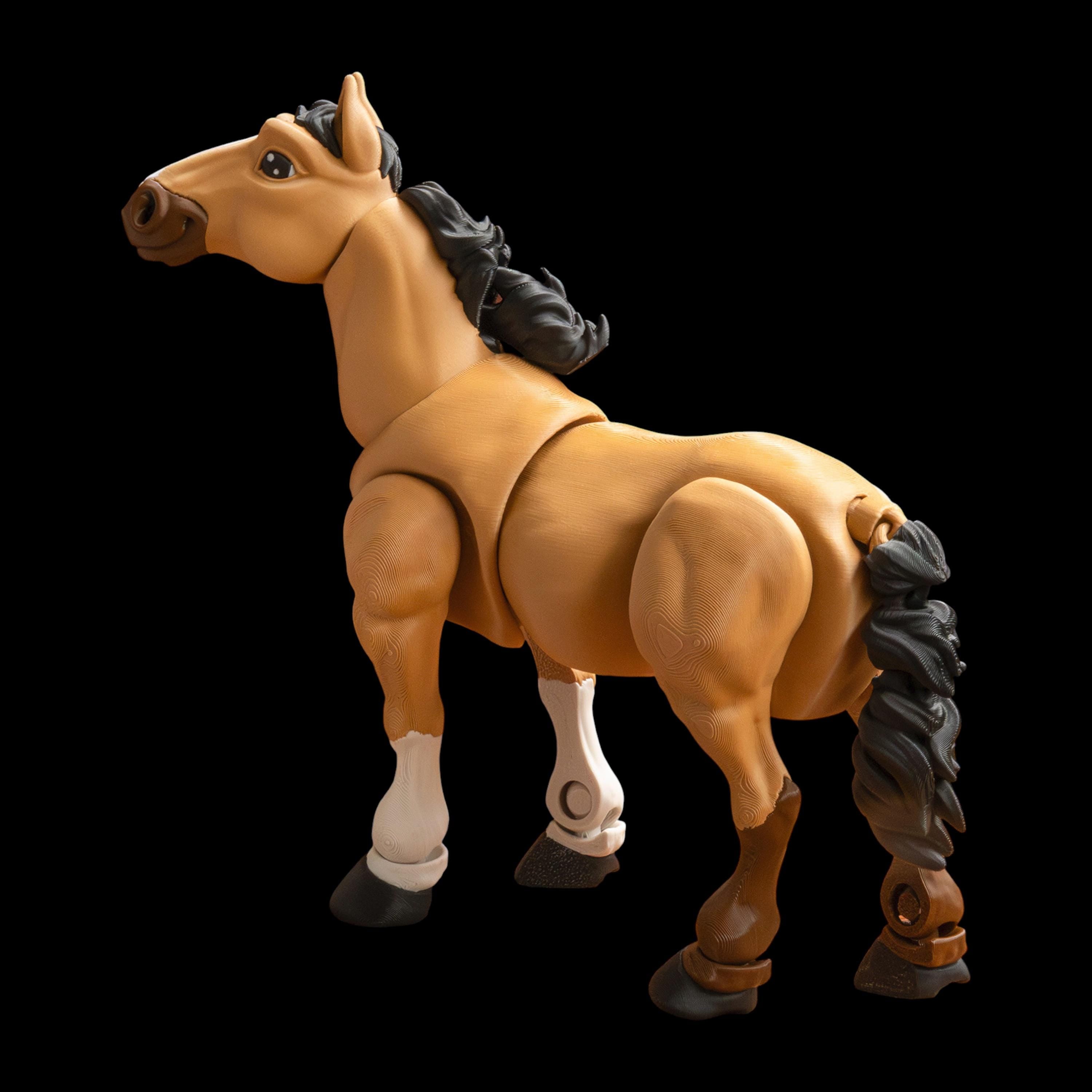 Articulated Horse Figure Desk Decoration Fantasy Creature Display Piece Birthday Gift Child Toy Movable Unicorn Miniature Collectible