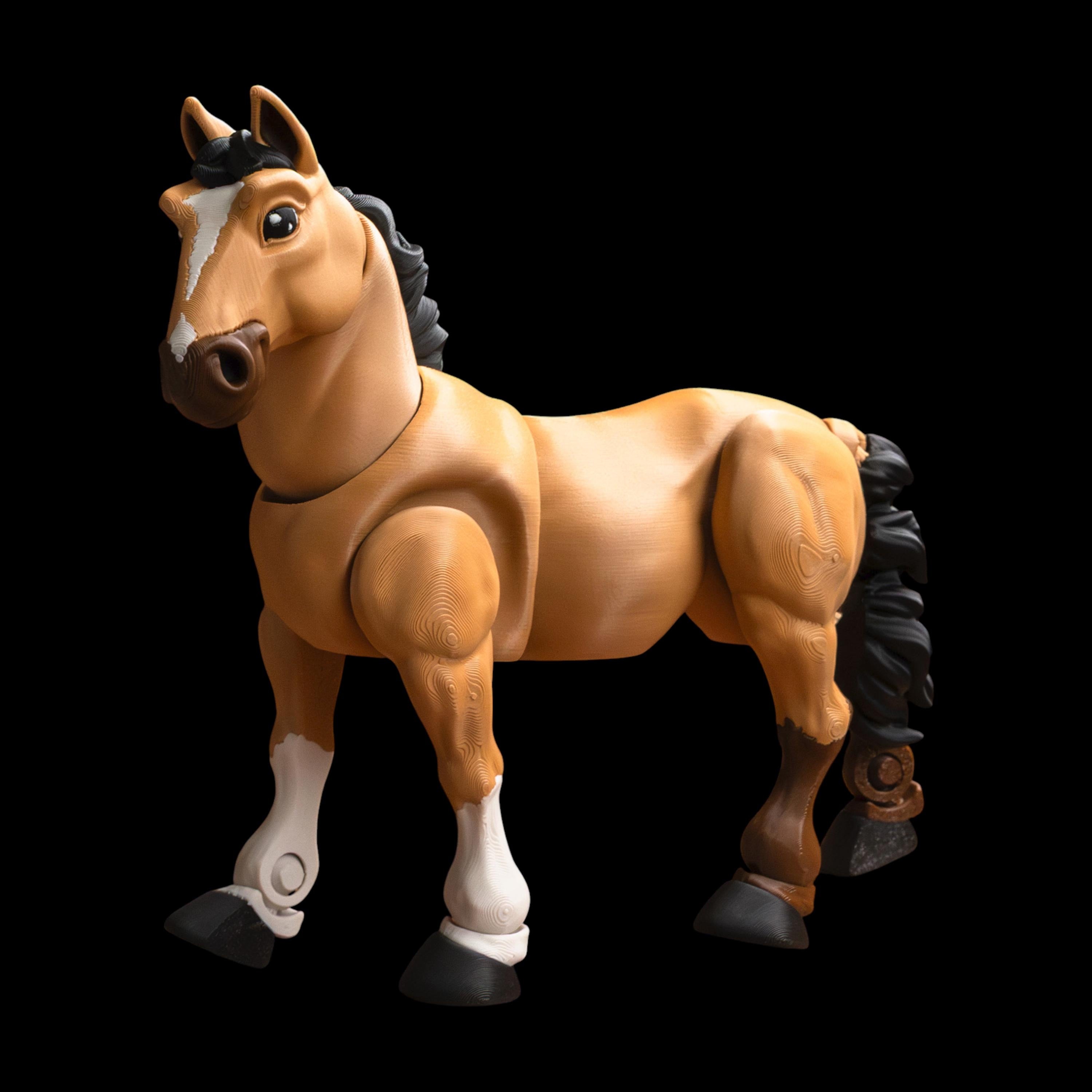 Articulated Horse Figure Desk Decoration Fantasy Creature Display Piece Birthday Gift Child Toy Movable Unicorn Miniature Collectible