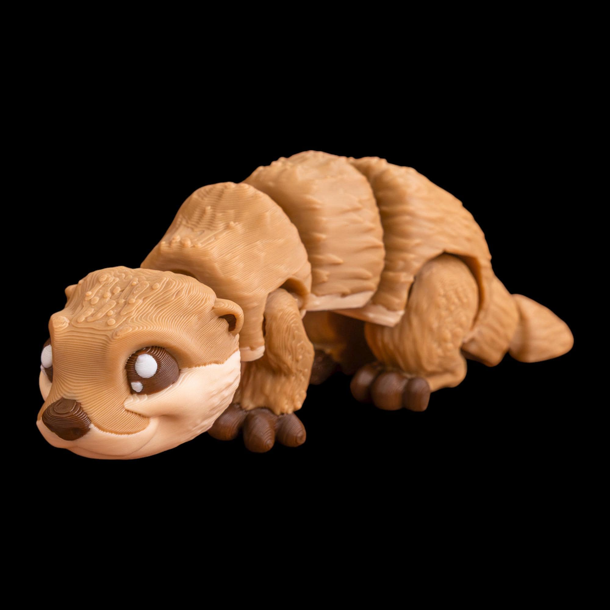 Mini River Otter Figurine Desk Decoration Animal Toy Articulated Model 3d Printed Pla Wildlife Small Statue Movable Figure Flexible Sensory