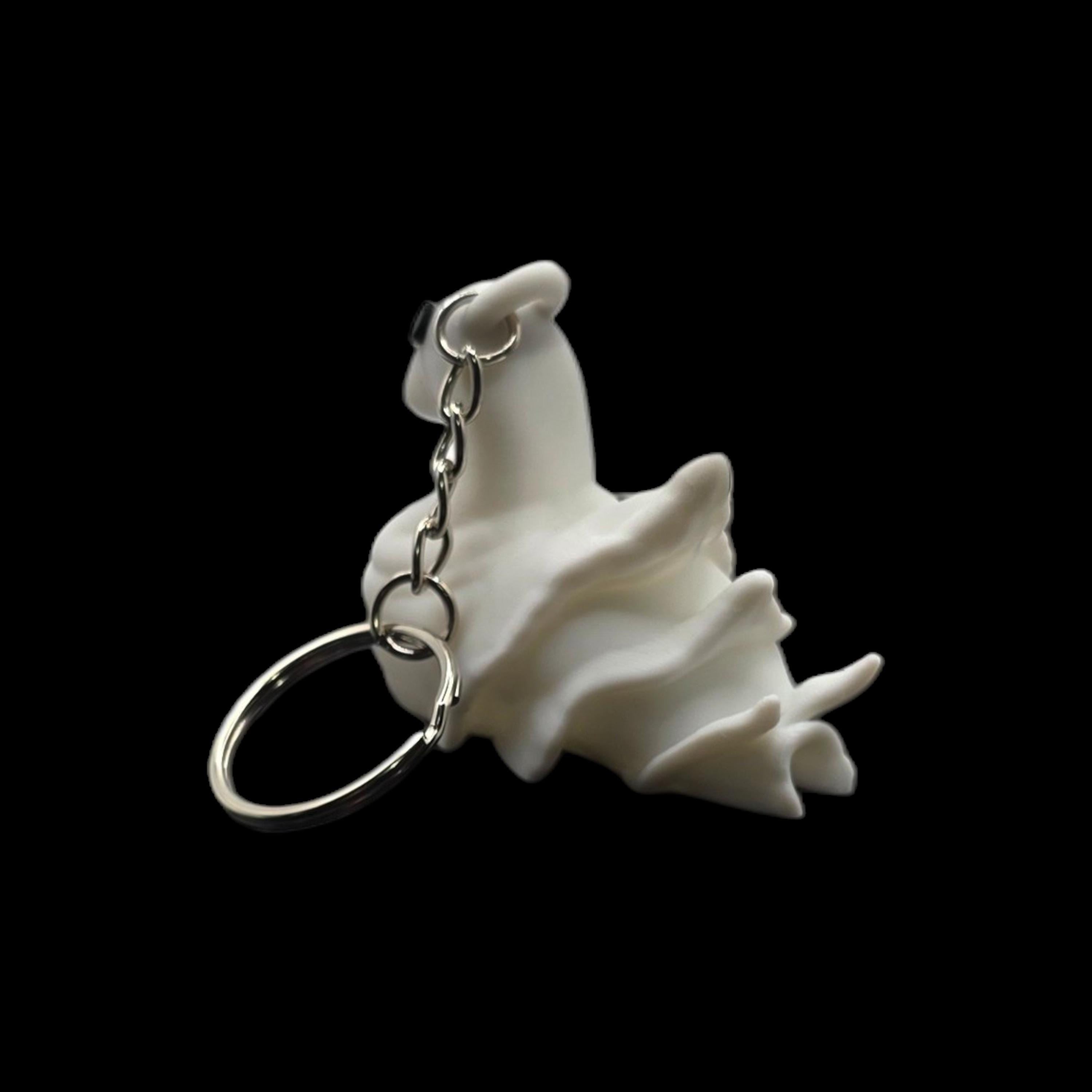 White Duck Towel Animal Keychain Cruise Souvenir Charm Collectible Travel Accessory Bag Decoration