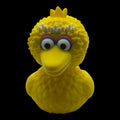 Big Bird Inspired Duck Bath Toy Character Figure Handmade Collectible 3d Printed Sesame Street Yellow  Display Item Bedroom Decoration