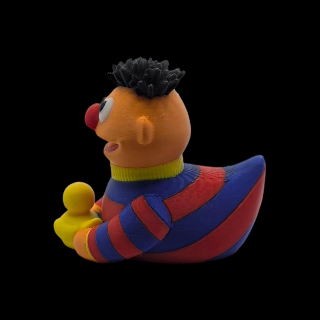 Ernie Duck Sesame Street Character Collectible Figure Cartoon Character Sesame Street Nostalgic Toy Children Room Desk Decoration Display