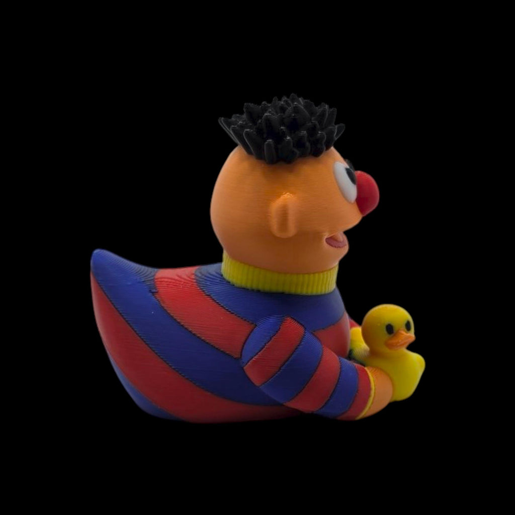 Ernie Duck Sesame Street Character Collectible Figure Cartoon Character Sesame Street Nostalgic Toy Children Room Desk Decoration Display