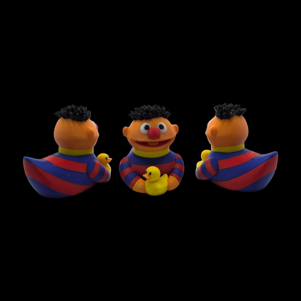 Ernie Duck Sesame Street Character Collectible Figure Cartoon Character Sesame Street Nostalgic Toy Children Room Desk Decoration Display