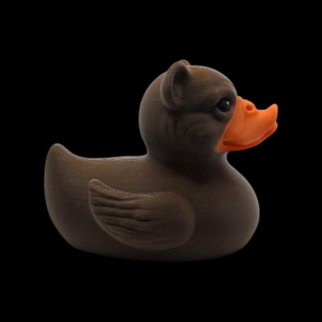 Bulldog Duck Figurine Animal Hybrid Figure Toy Desk Decoration Novelty Gift Idea Present Collector Item Office Accessory Dashboard Ornament