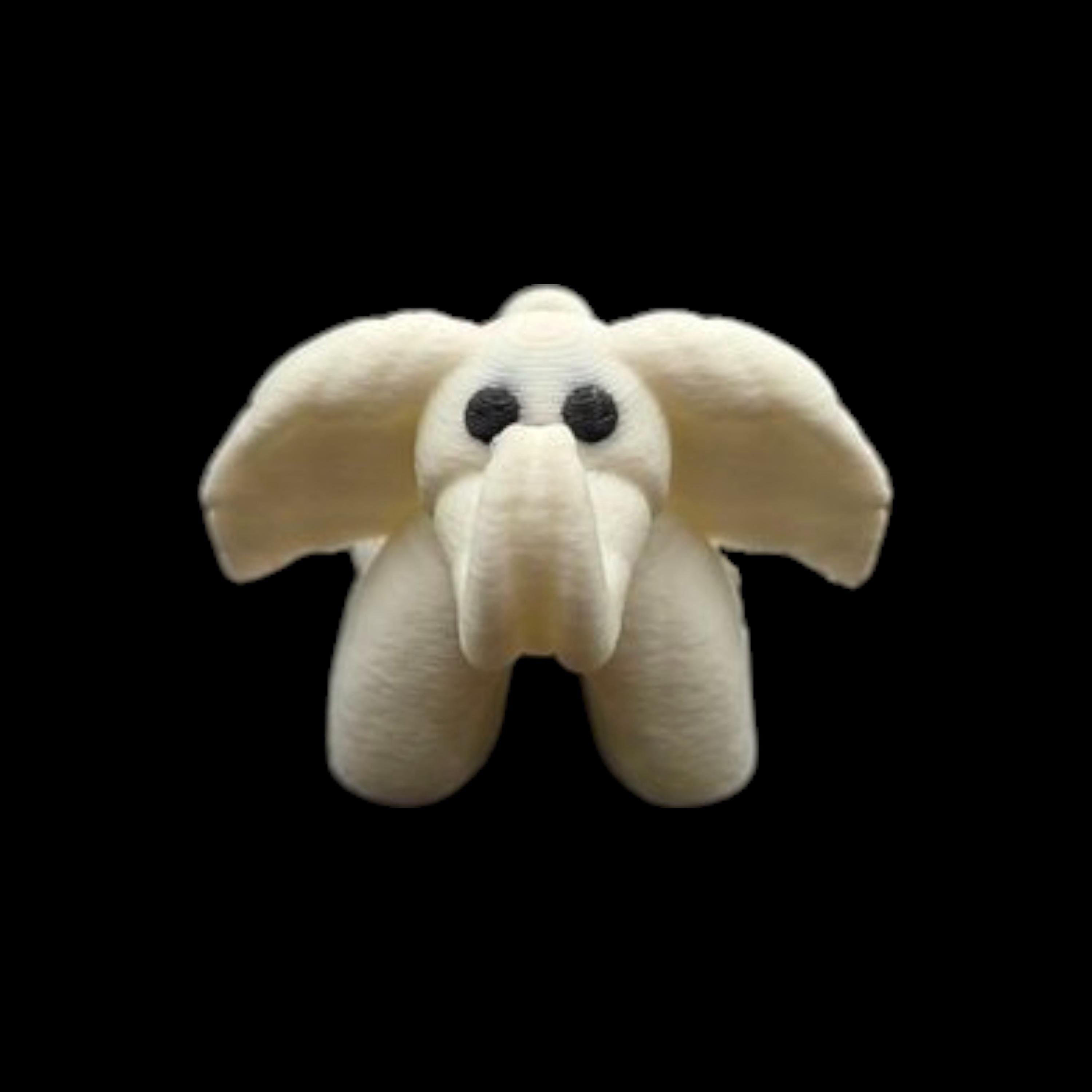 White Elephant Towel Animal  Keychain  Souvenir Travel Accessory Vacation Carnival Cruise Line