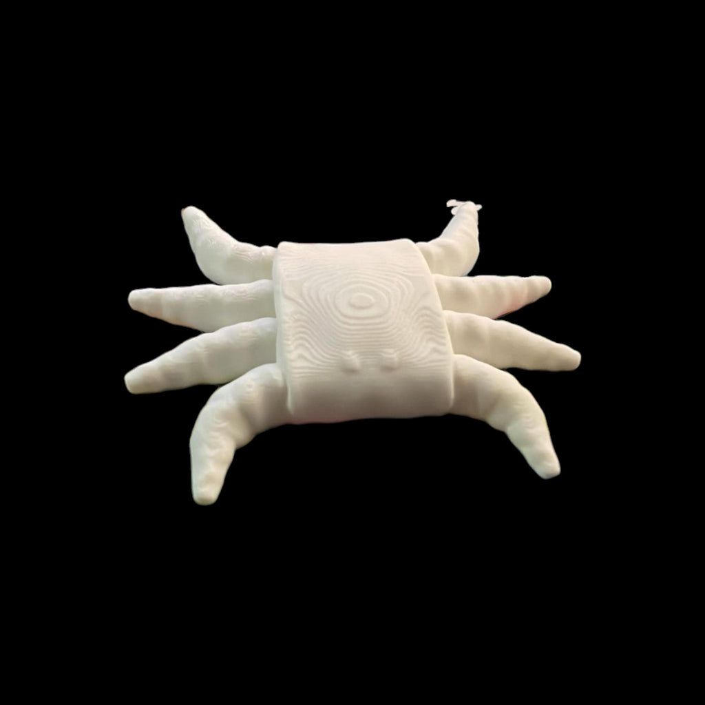 White Crab Towel Anima Keychain Accessory Beach Theme Nautical Bag Charm Cruise Line Souvenir