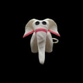4 Different Elephant Towel Animal Keychain Cruise Lines Souvenir Travel Accessory Vacation Gift Safari Theme Animal Figurine