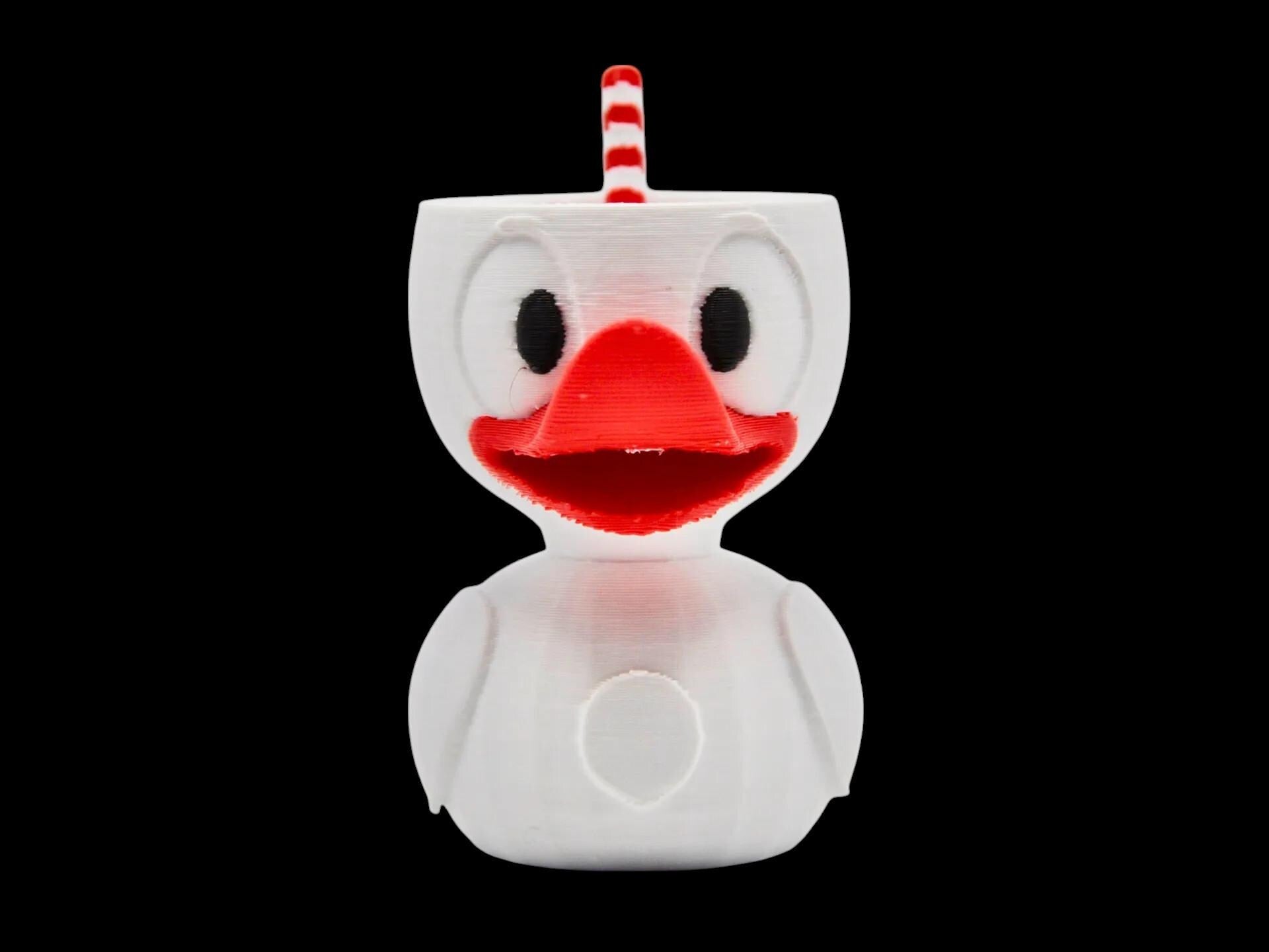 Tea Cuphead Inspired Duck 3D Printed Carnival Cruise Jeep Dash Ducking