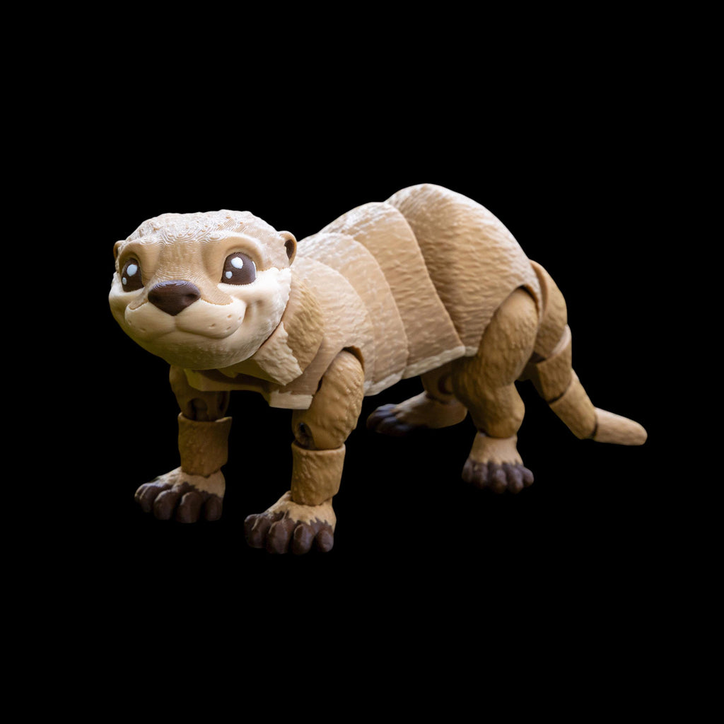 River Otter Figurine Desk Decoration Animal Toy Articulated Model 3d Printed Wildlife Small Statue Movable Figure Flexible Sensory Toy