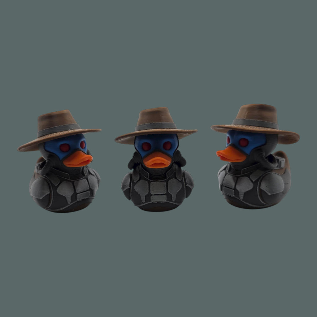 Cad Bane Inspired Duck Star Wars  Figure Collectible Desk Decoration Display Piece Bounty Hunter Character