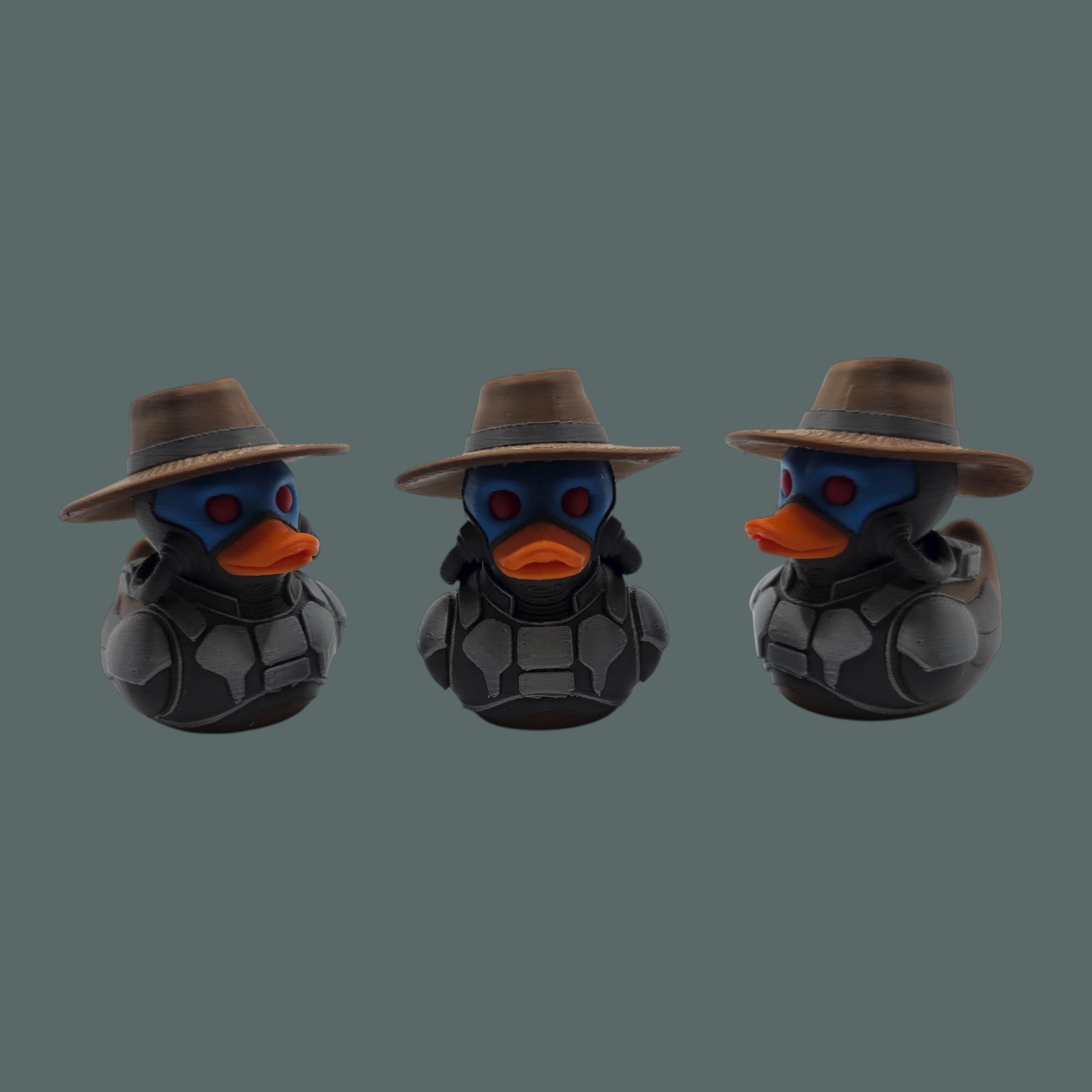 Cad Bane Inspired Duck Star Wars  Figure Collectible Desk Decoration Display Piece Bounty Hunter Character