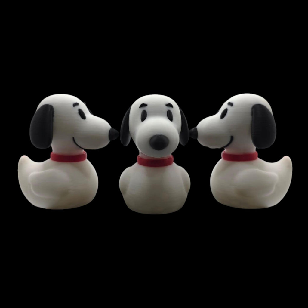 Snoopy Duck Figure Cartoon Mashup Decoration Display Desk Accessory Shelf Peanuts Inspired Character