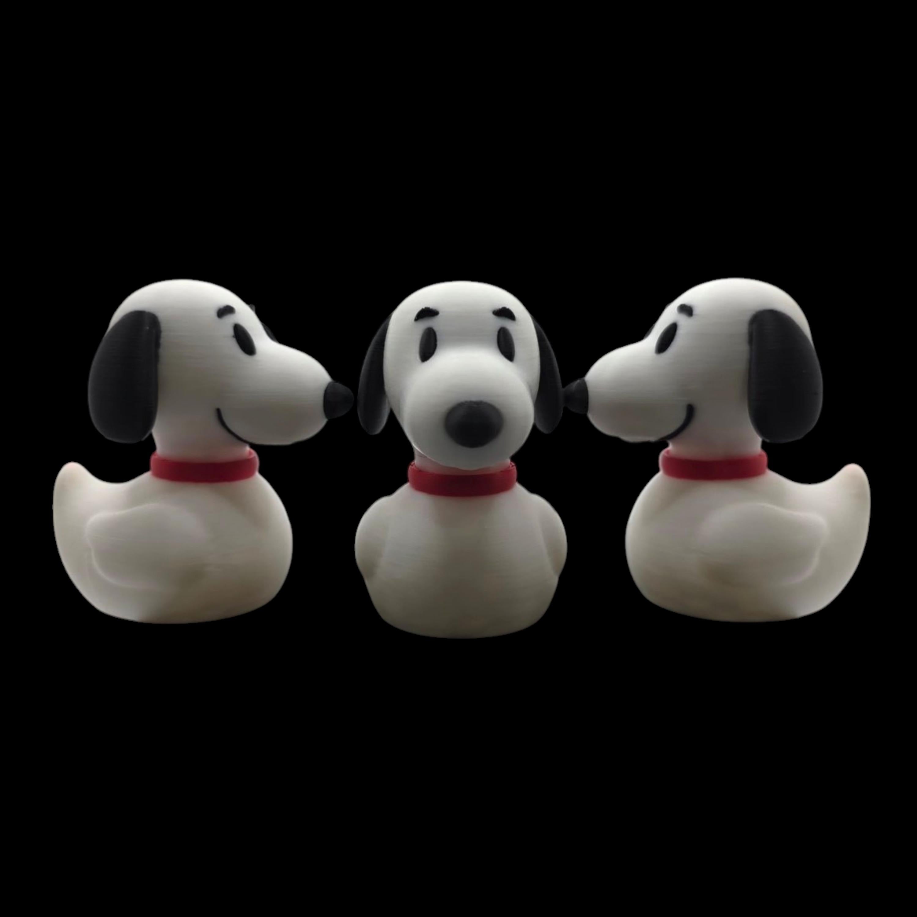 Snoopy Duck Figure Cartoon Mashup Decoration Display Desk Accessory Shelf Peanuts Inspired Character