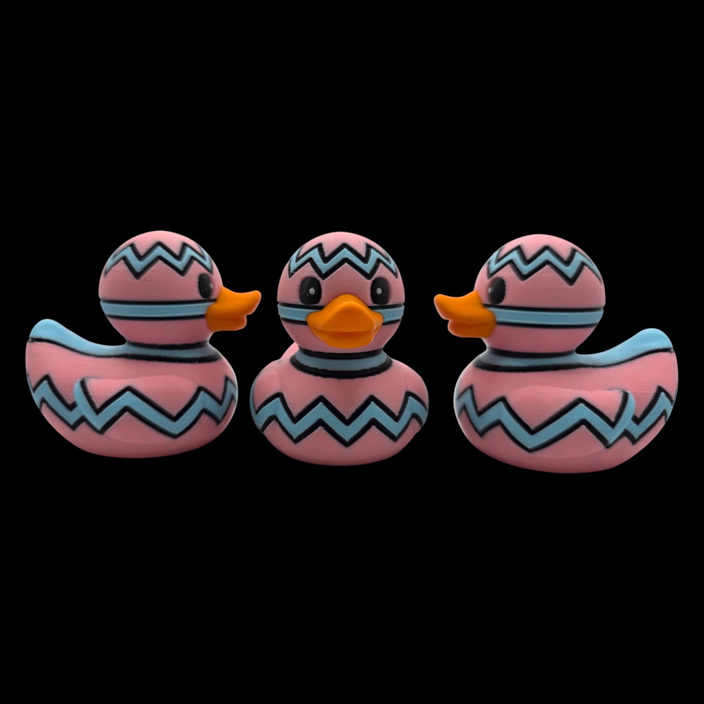 Easter Bunny Duck Dashboard Decoration Desk Accessory Car Figurine Pink Character Whimsical
