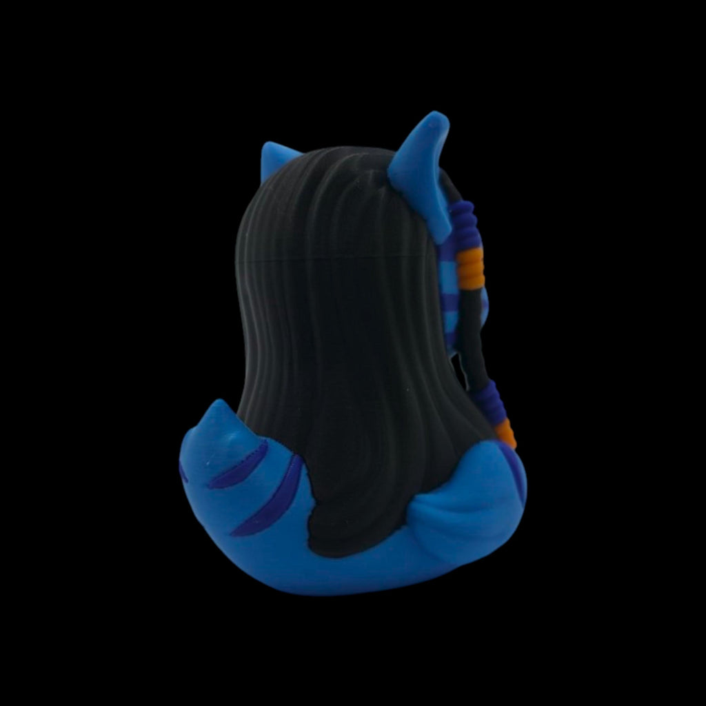 Avatar Duck Inspired Figurine Blue Warrior Collectible Desk Display Fantasy Creature Decoration Sci Fi Movie