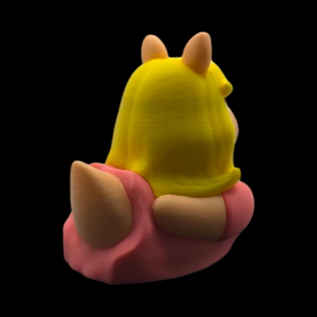 Inspired Miss Piggy Duck Muppet's 3d Printed Duck Figurine Collectible Character Statue