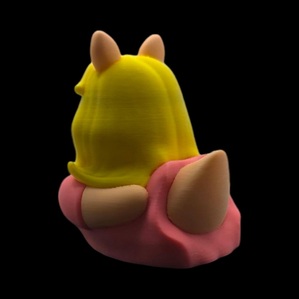 Inspired Miss Piggy Duck Muppet's 3d Printed Duck Figurine Collectible Character Statue