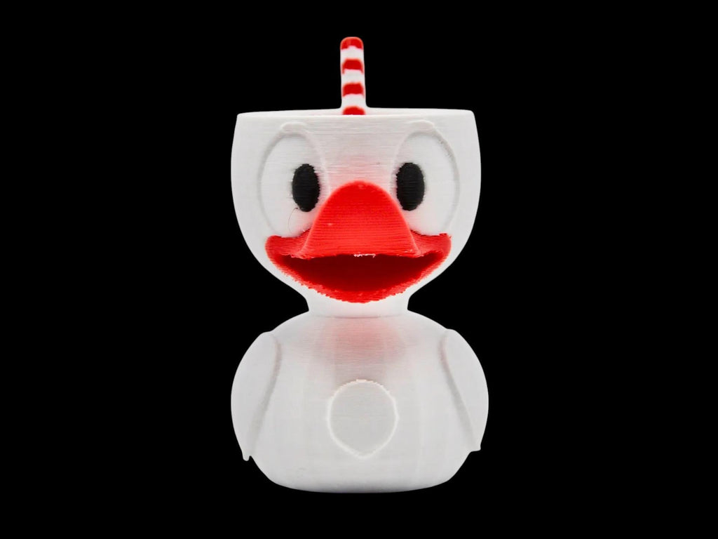 Tea Cuphead Inspired Duck 3D Printed Carnival Cruise Jeep Dash Ducking