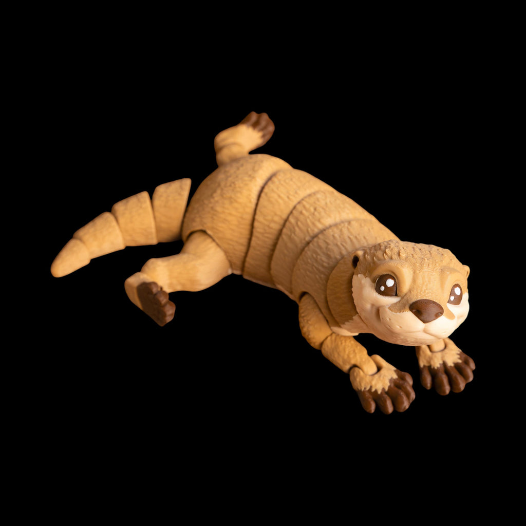 River Otter Figurine Desk Decoration Animal Toy Articulated Model 3d Printed Wildlife Small Statue Movable Figure Flexible Sensory Toy