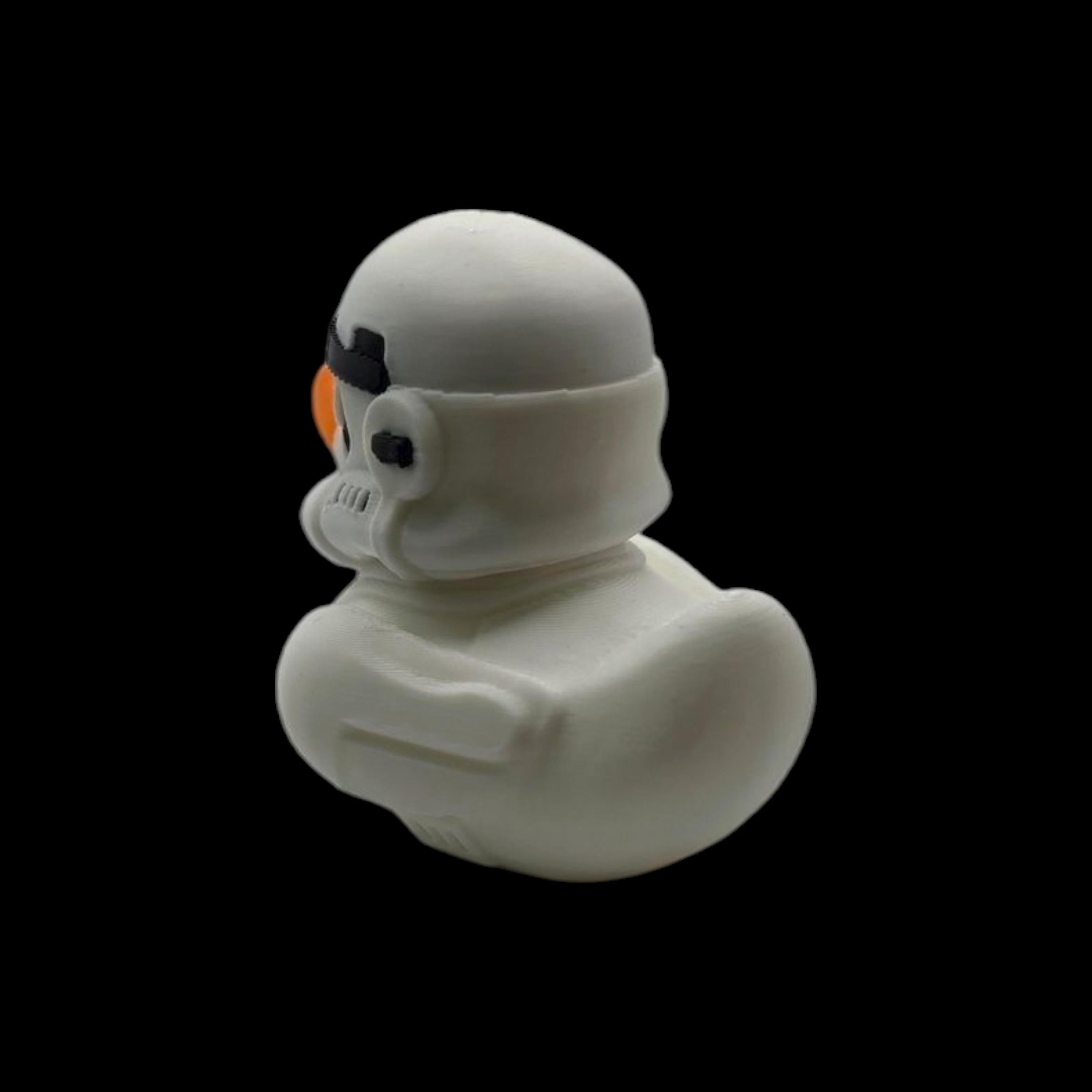 Star Wars Inspired Duck Figurine Collectible Stormtrooper Decoration Desk Accessory Shelf Display