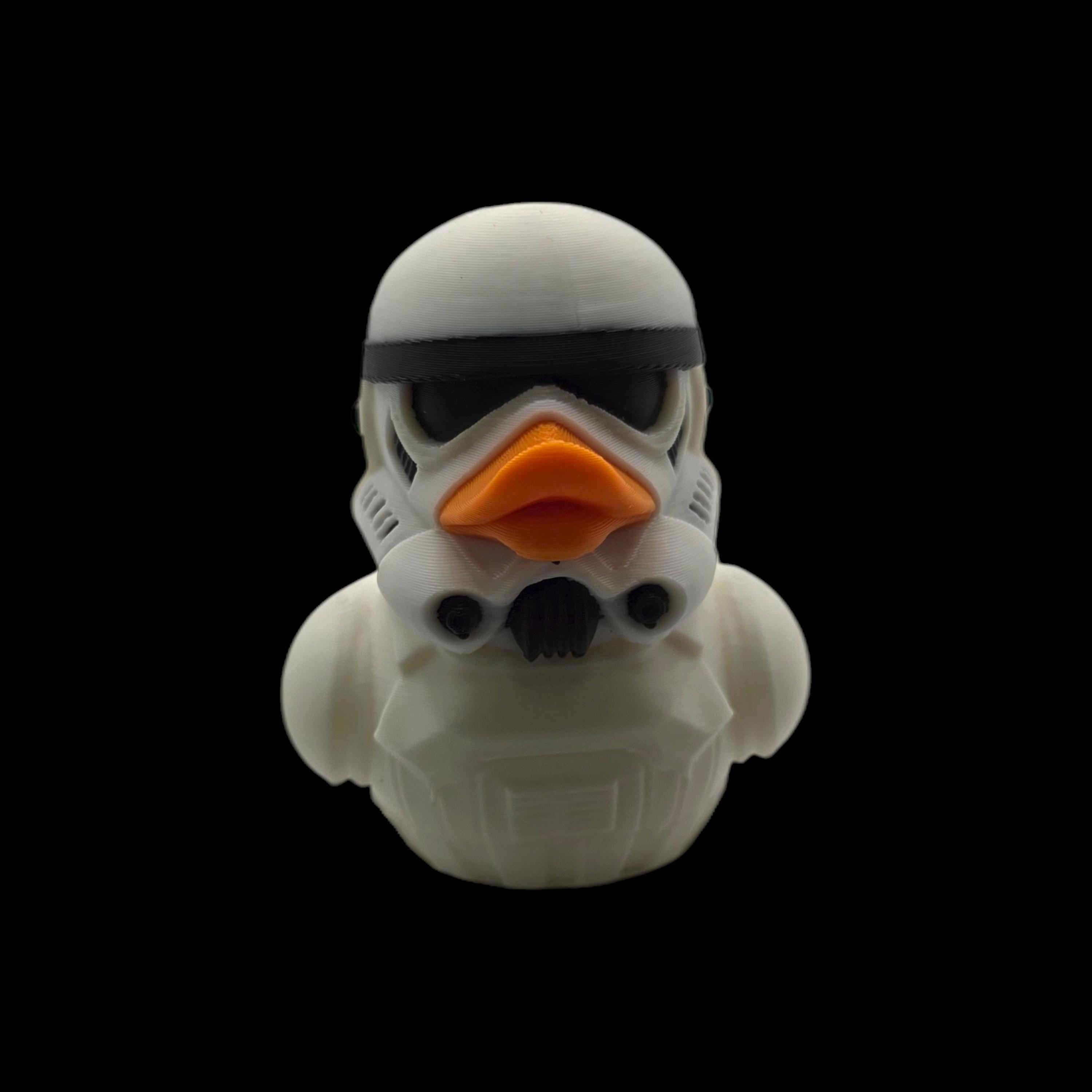 Star Wars Inspired Duck Figurine Collectible Stormtrooper Decoration Desk Accessory Shelf Display