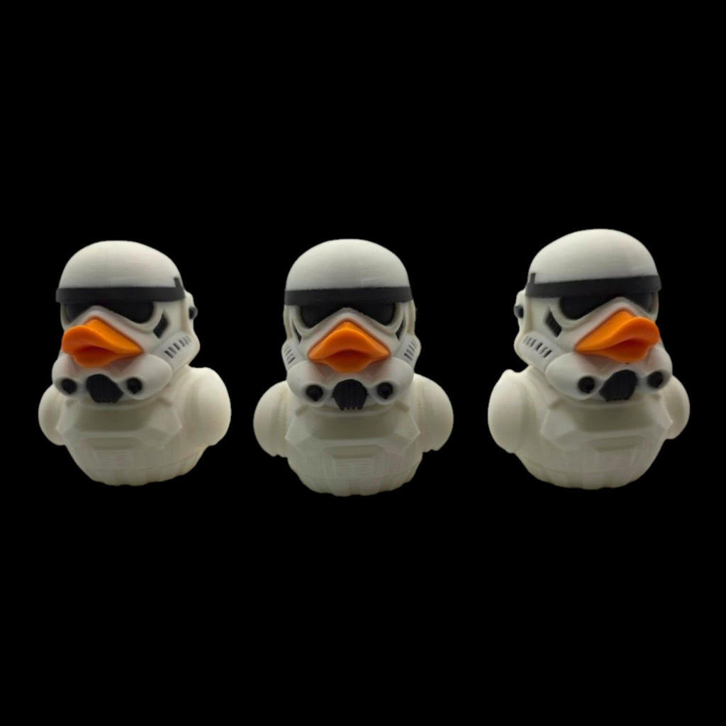Star Wars Inspired Duck Figurine Collectible Stormtrooper Decoration Desk Accessory Shelf Display