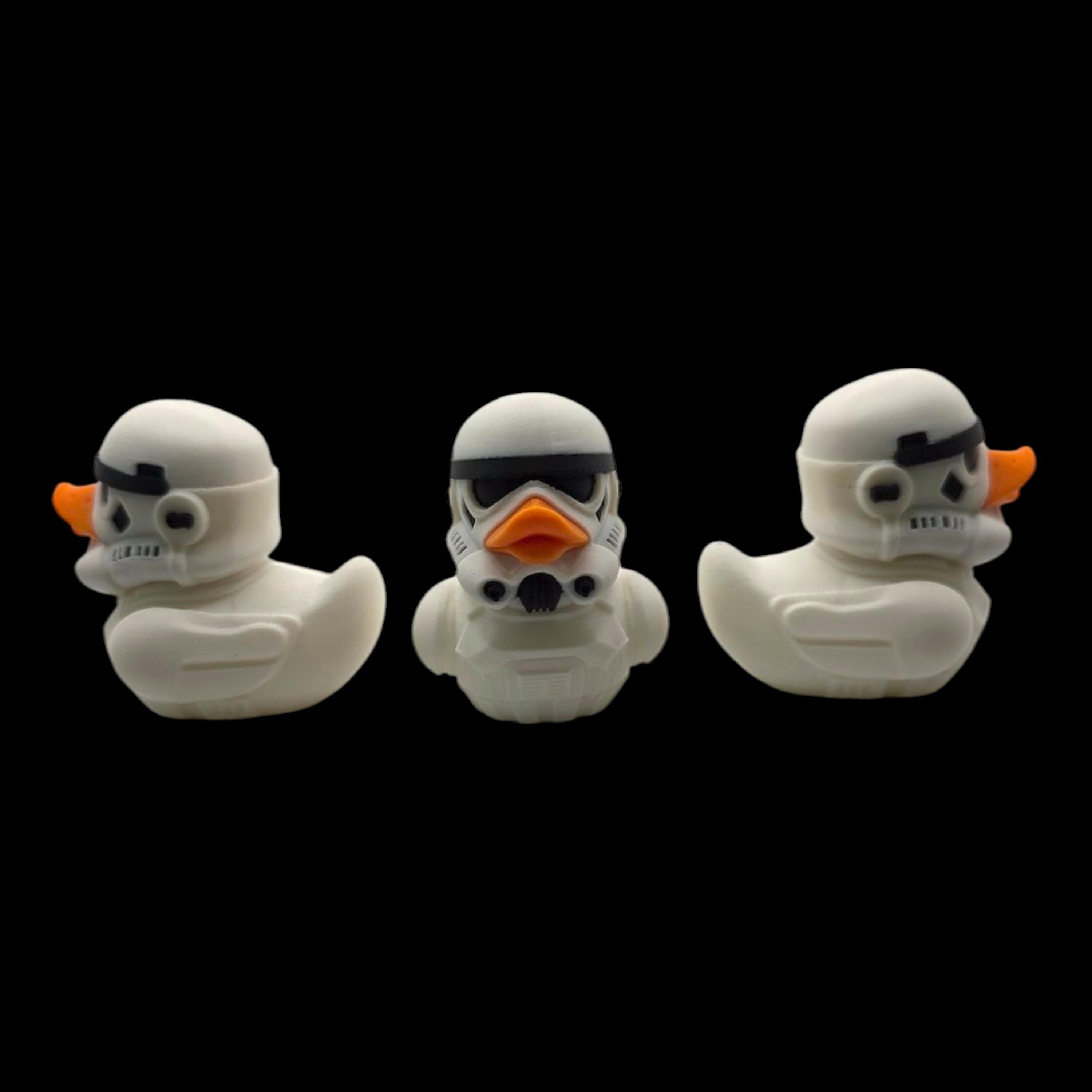 Star Wars Inspired Duck Figurine Collectible Stormtrooper Decoration Desk Accessory Shelf Display
