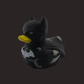 Desk Decoration Batman Duck Figure Comic Character Collectible Black Superhero Design Office Accessory Small Display Item Premium Quality Construction Three D Printed Collectible Hard Plastic Material Smooth Finish Details Yellow Beak