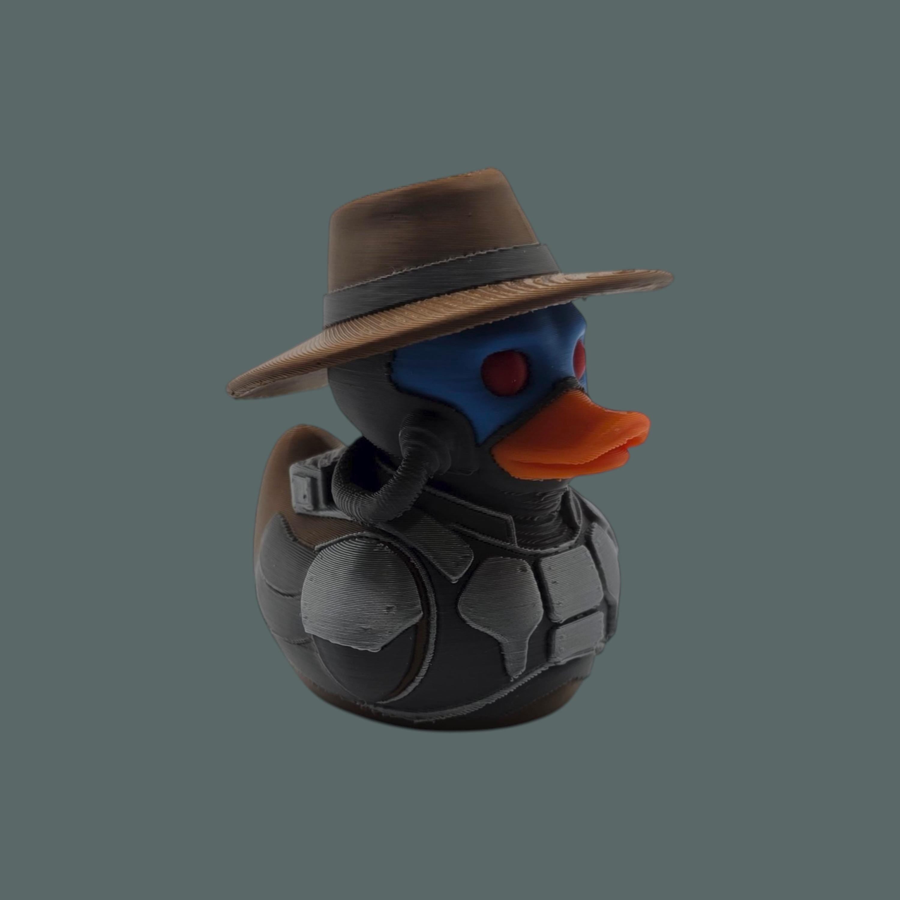 Cad Bane Inspired Duck Star Wars  Figure Collectible Desk Decoration Display Piece Bounty Hunter Character
