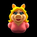 Inspired Miss Piggy Duck Muppet's 3d Printed Duck Figurine Collectible Character Statue