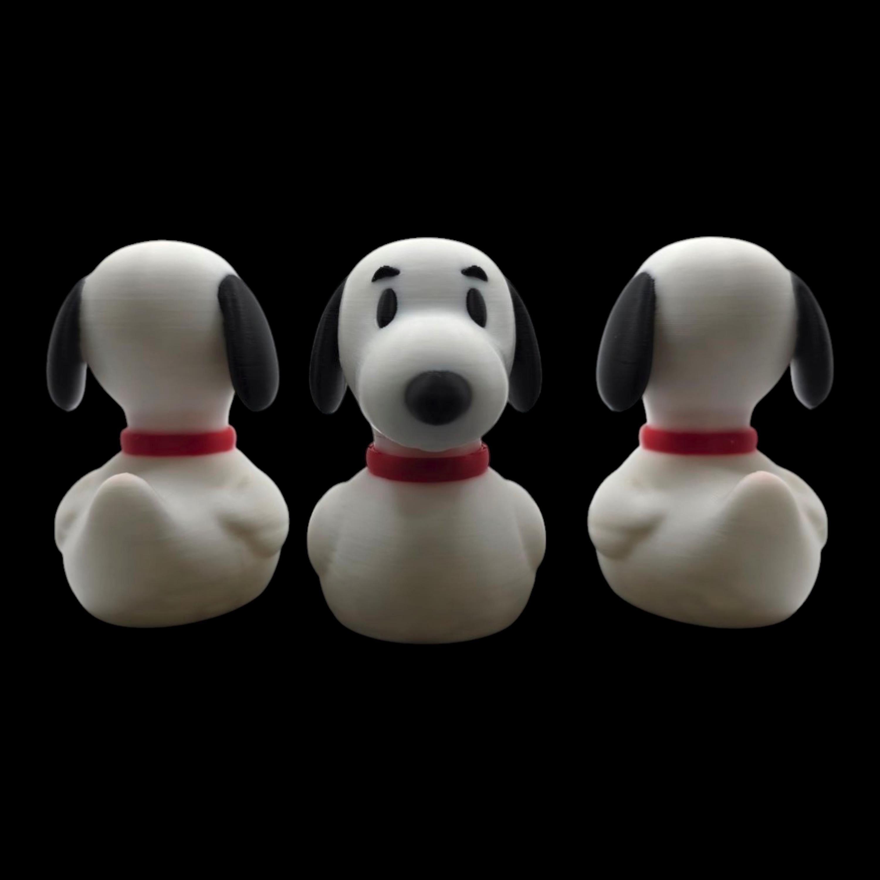 Snoopy Duck Figure Cartoon Mashup Decoration Display Desk Accessory Shelf Peanuts Inspired Character