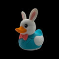 Dashboard Decoration Car Figurine Easter Bunny Duck Character Whimsical Design Office Desk Accessory Teal Blue Suit Pink Bow Tie Orange Bill 3D Printed Miniature Premium PLA Material Spring Holiday Ornament Small Collectible Figure Gift