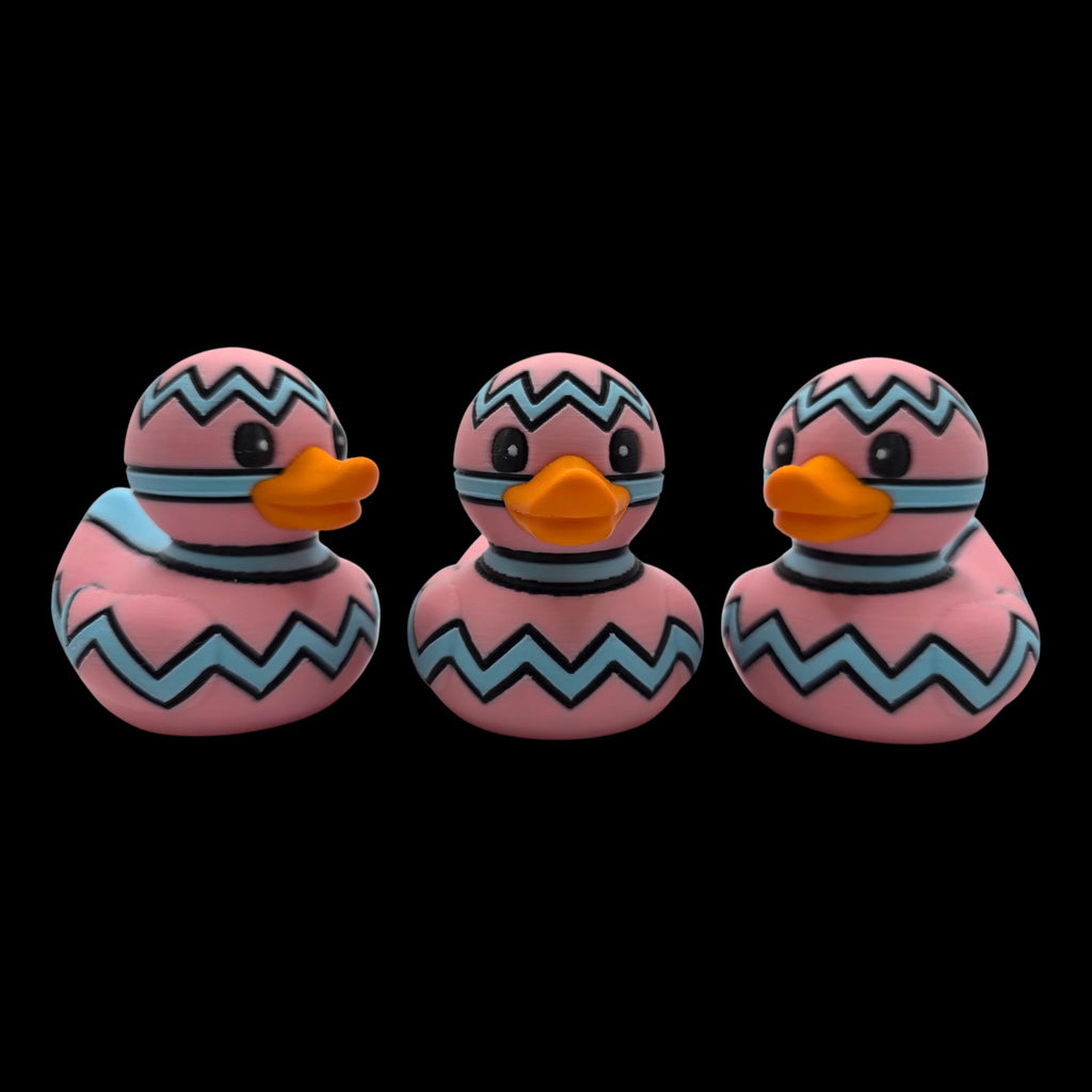 Easter Bunny Duck Dashboard Decoration Desk Accessory Car Figurine Pink Character Whimsical