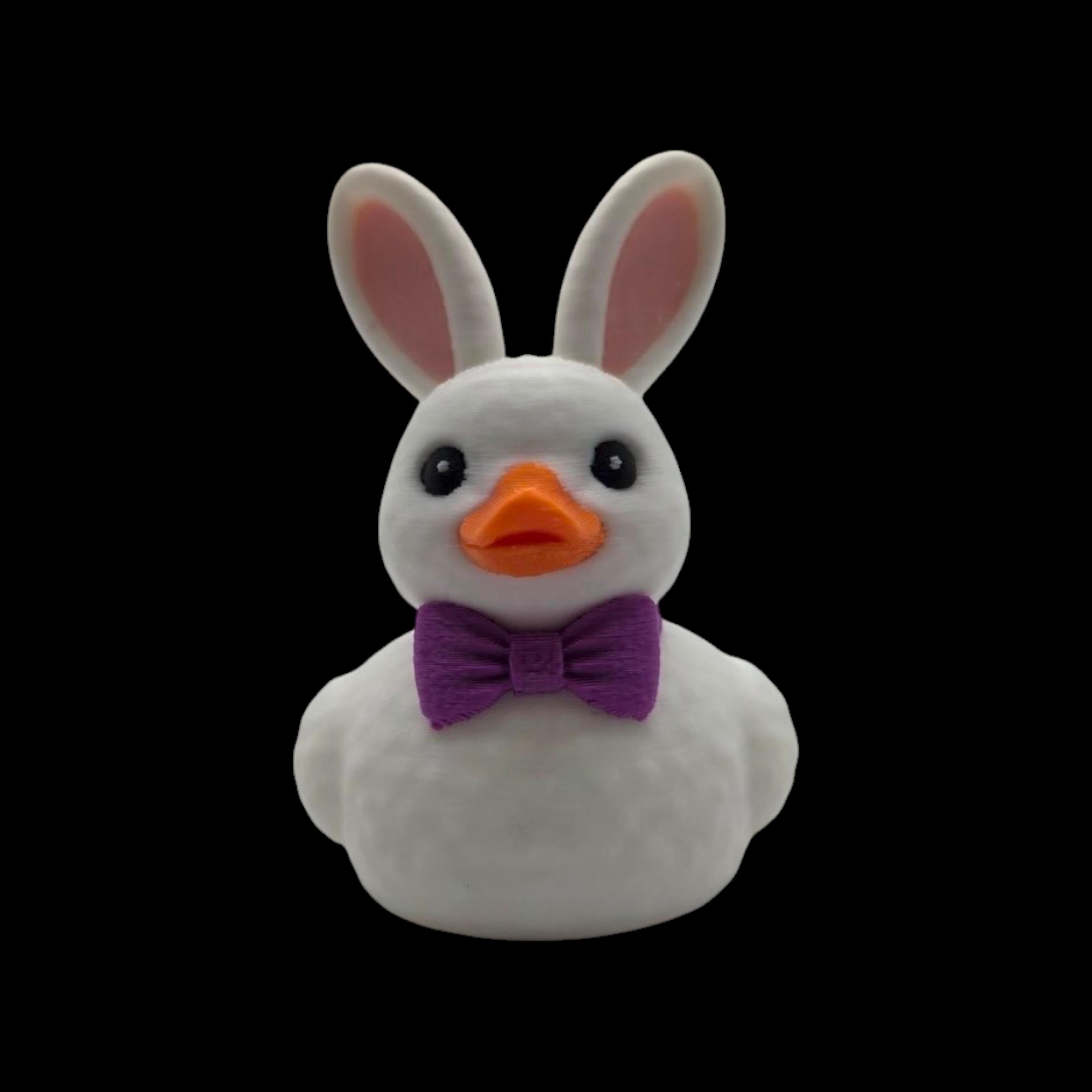 Easter Bunny Duck 2 Color to Choose Desk Accessory Car Figurine White Character Whimsical