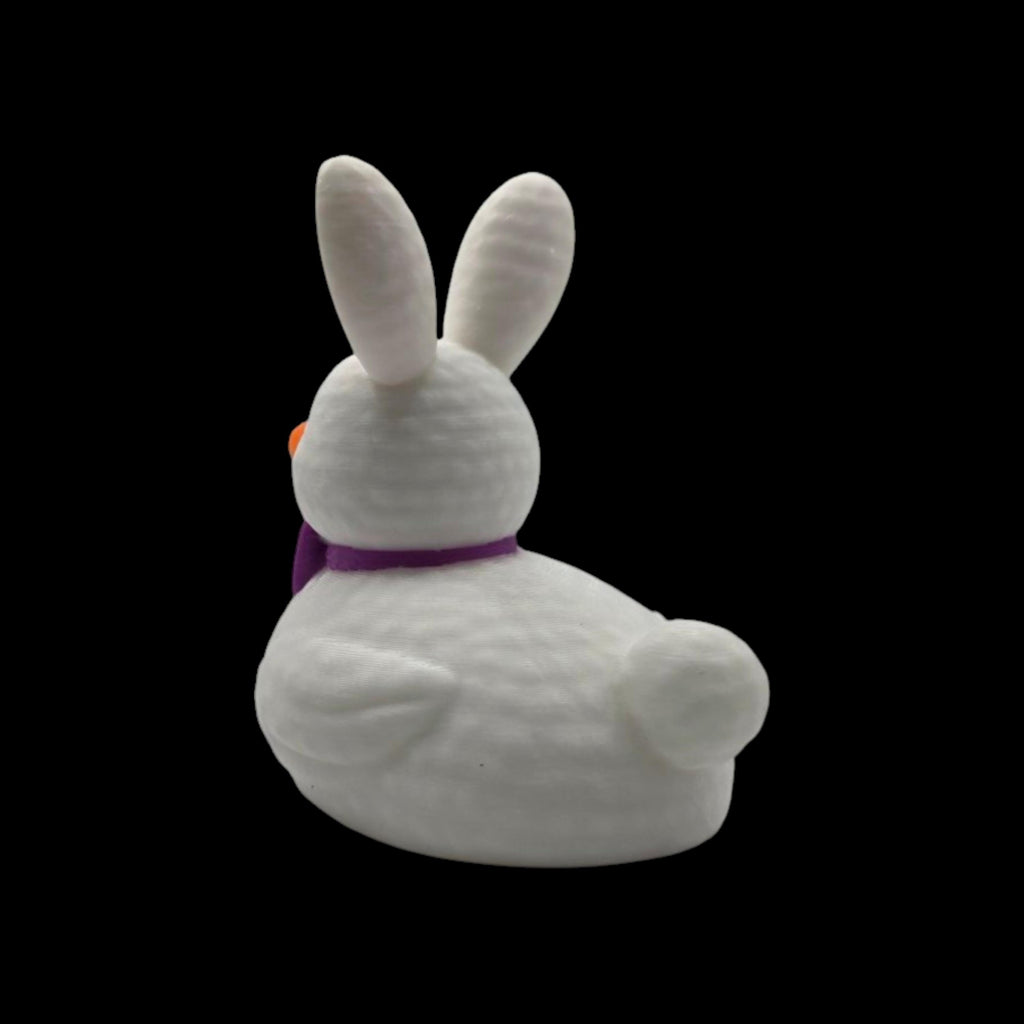 Easter Bunny Duck 2 Color to Choose Desk Accessory Car Figurine White Character Whimsical