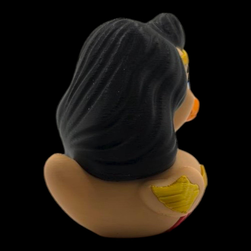 Wonder Woman Inspired Duck Superhero Figure Display Item Desk Decoration Shelf Ornament Amazon Woman decor