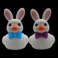 Easter Bunny Duck 2 Color to Choose Desk Accessory Car Figurine White Character Whimsical