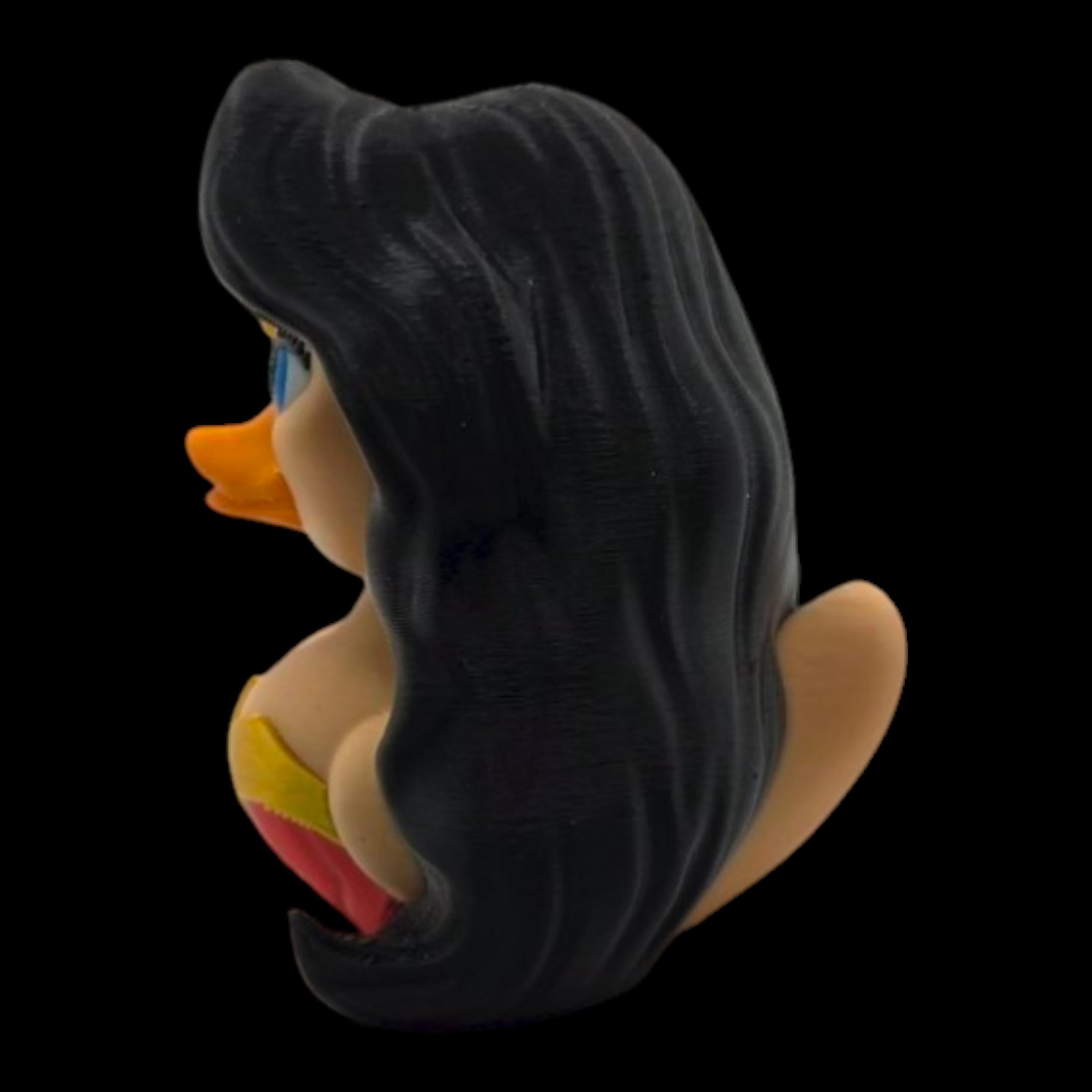 Wonder Woman Inspired Duck Superhero Figure Display Item Desk Decoration Shelf Ornament Amazon Woman decor