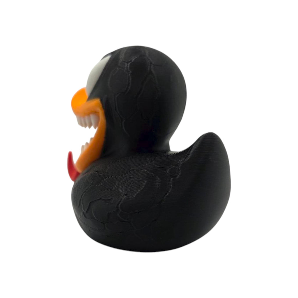 Venom Duck Figure Display Decoration Desk Accessory Comic Gift Marvel Collectible Dark Villain Desk Ornament Office Decor Geek Statue Black