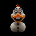 Inspired Olaf Duck  3d Printed Figure Disney Collectible Fish Extender Disney Cruise Ducks Frozen