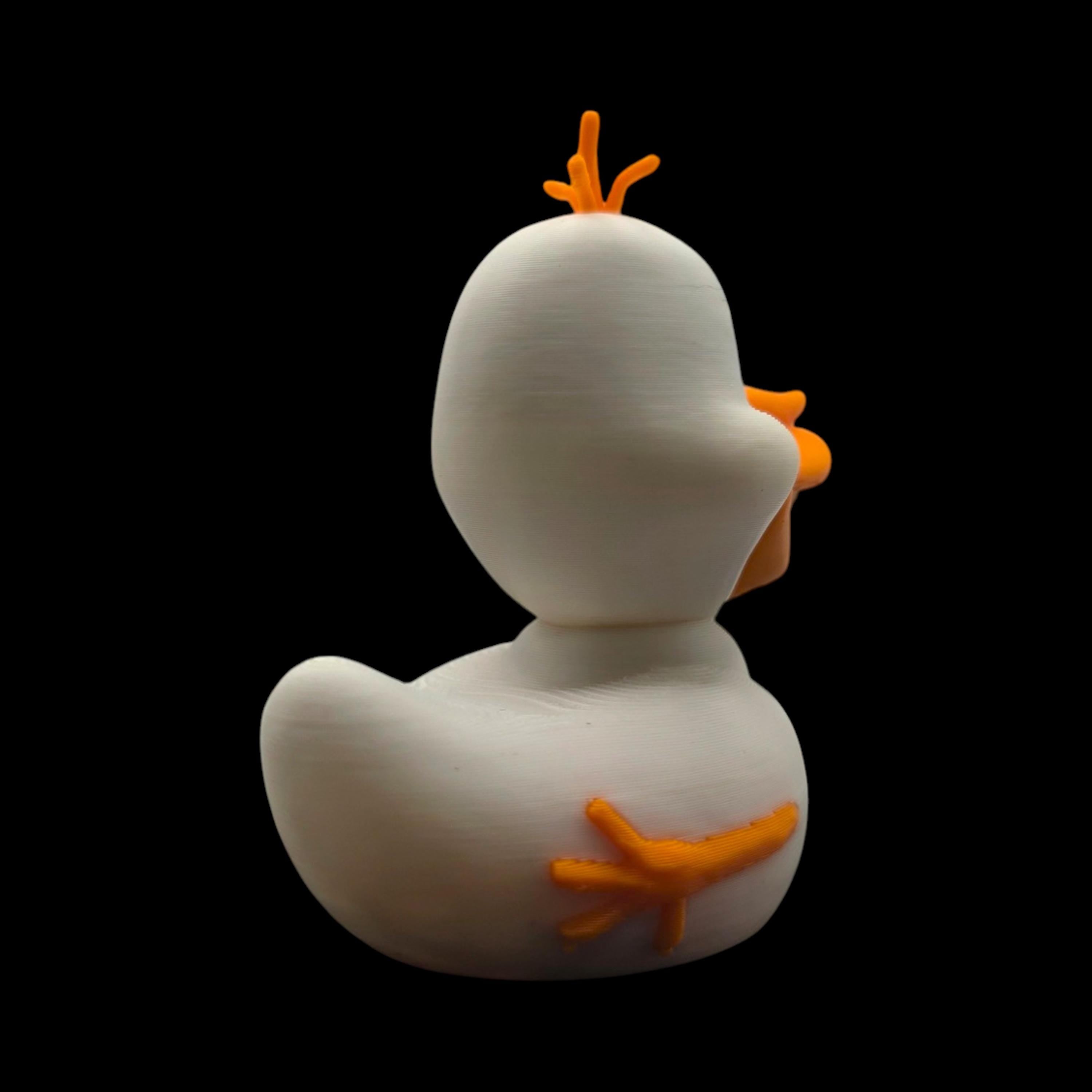 Inspired Olaf Duck  3d Printed Figure Disney Collectible Fish Extender Disney Cruise Ducks Frozen