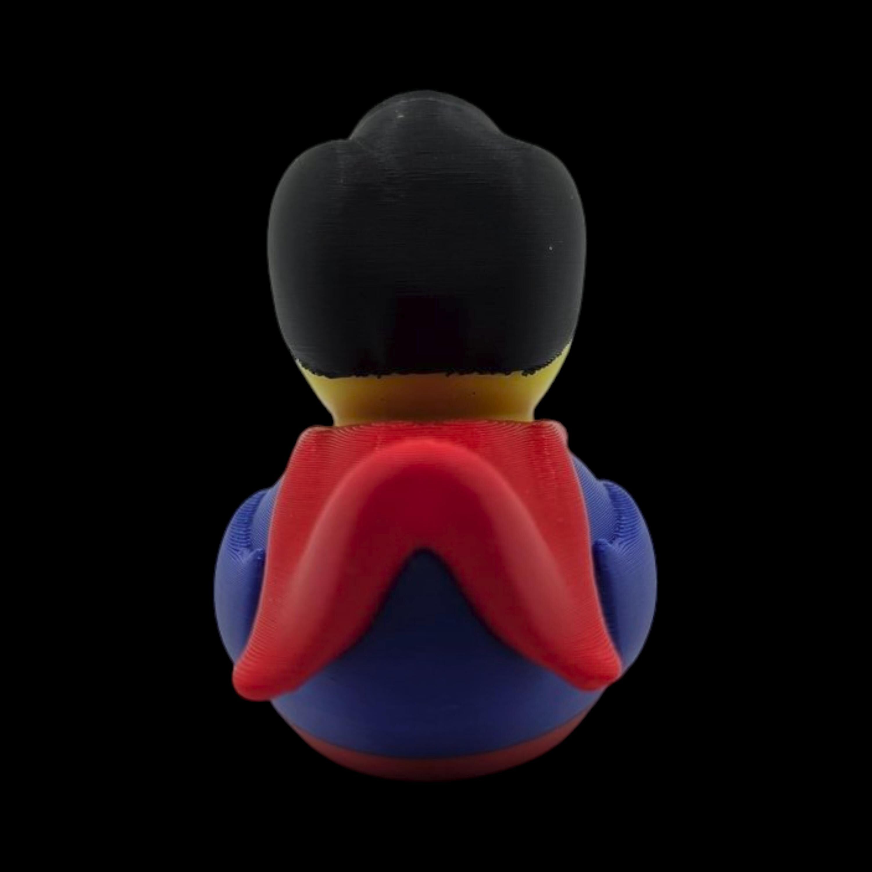 Inspired Superman Duck Collectible Superhero Fan  Comic Hero Dashboard Miniature Jeep Ducking Novelty